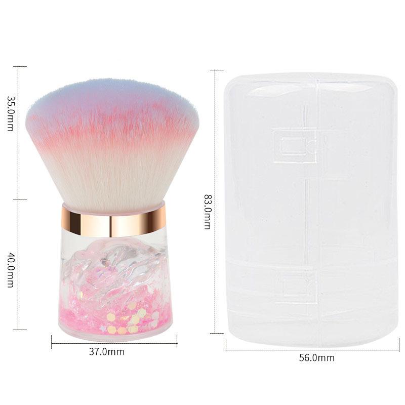 Pennellocipria Libera Testa a Fungo Pennelli Trucco Pennello Grande Cipria Fard Soffice e Morbido Pennello Cosmetico Fard Scolpire Bronzer