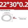 304 Stainless Steel Ultra-Thin Flat Washers - Available in Thickness: 0.1mm, 0.2mm, 0.3mm, 0.5mm