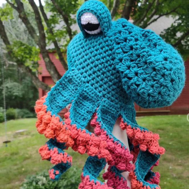 Новая вязаная крючком клоунская шляпа ручной работы — фото 9