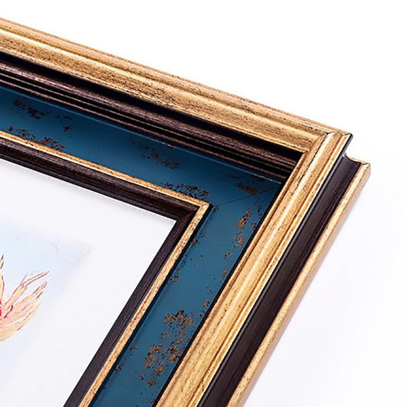

Vintage Craft Photo Frame Exquisite Solid Wood Painting Frame Family Portrait Wall Decoration Picture Frames Hanging Ornaments 20X30CM