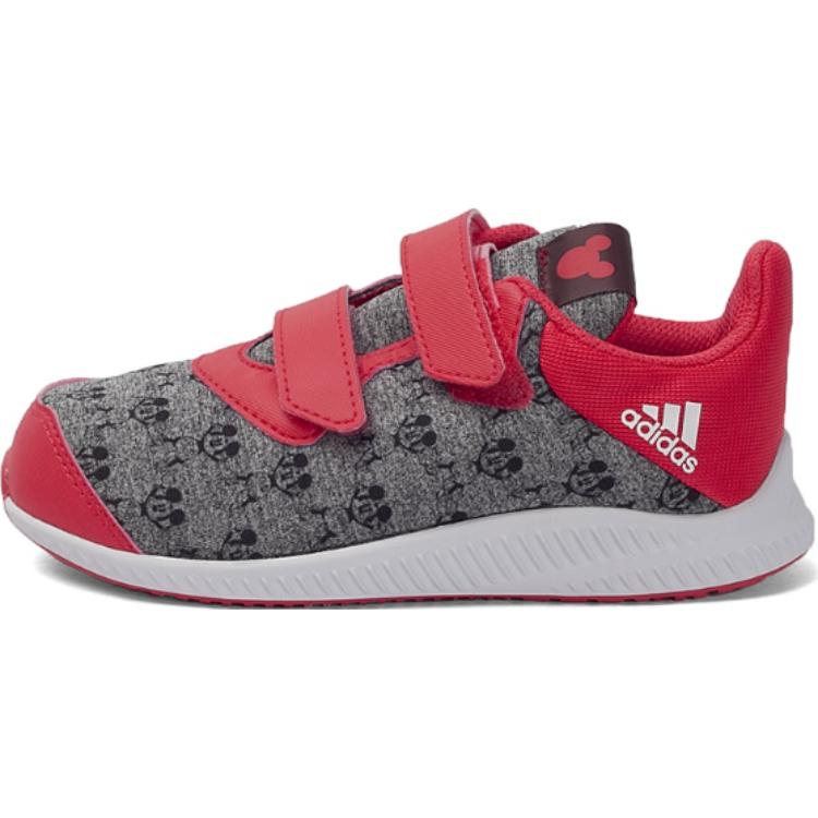Disney x adidas FortaRun CF Детские кроссовки для малышей Микки Маус Серый Гипер-Розовый BA9911 25½
