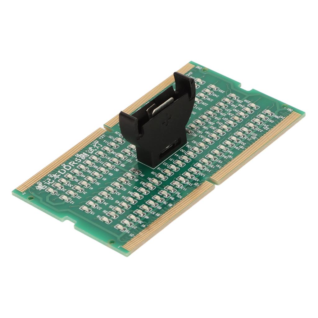 Laptop Memory Tester DDR5 Support Forward and Reverse Interface PCB Memory Slot Test Card with Light