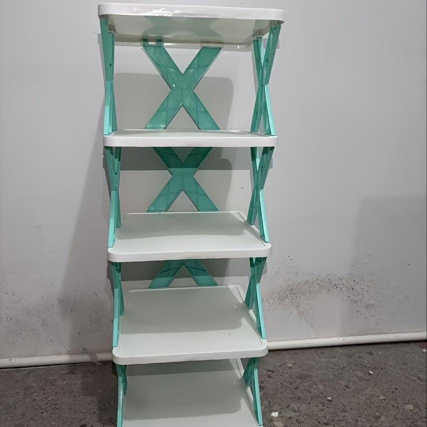 High Quality1pc Space-Saving Multi-Tier Shoe Rack Organizer, Plastic Shoe Storage Shelf, Narrow Doorway Shoe Cabinet for Home, Dormitory Use