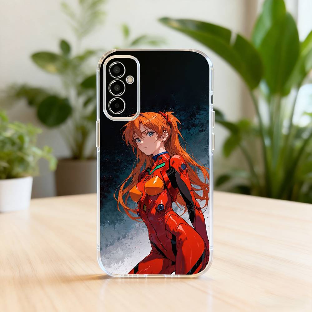 

Anime EVA E-Evangelions cool Phone Case For SamsungA10,12,20,21S,30,31,40,50,51,52,70,71 Transparent Cover Samsung a40
