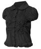 Peulleeoeob Cloud Puff Blouse (Fl-115_Black)