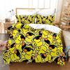 Yellow duck Bedding Set Single Twin Full Queen King Size Little duck Bed Set Aldult Boys Bedroom Duvetcover Sets 3D Print 015