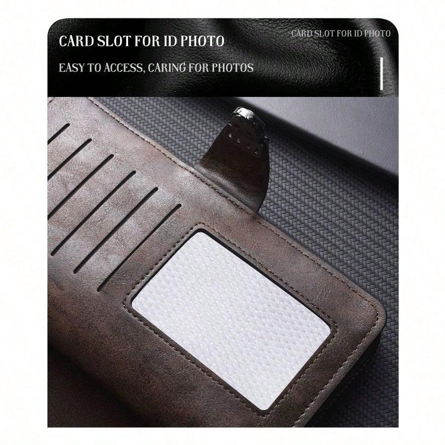 Fashion Wallet Multi-card Position Men's Fashion Mobile Phone Bag Change Bag