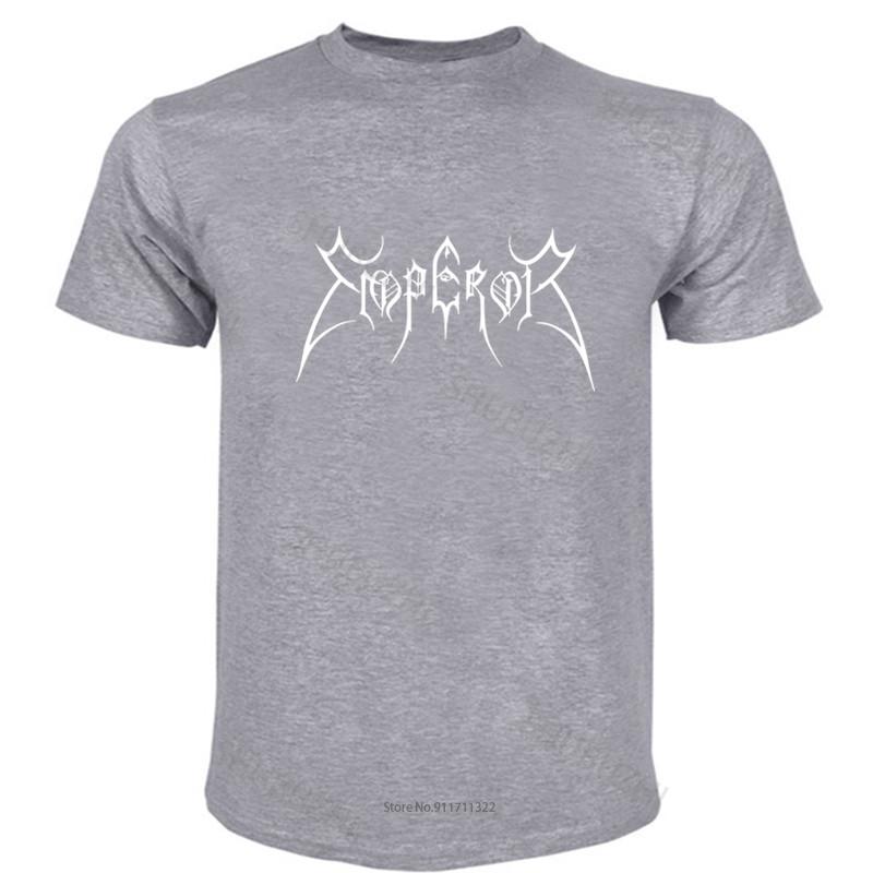 

мужская футболка с коротким рукавом Футболка Norway Band Emperor Мужская мода Хлопок Черный Металл Футболка модная футболка мужская летняя S