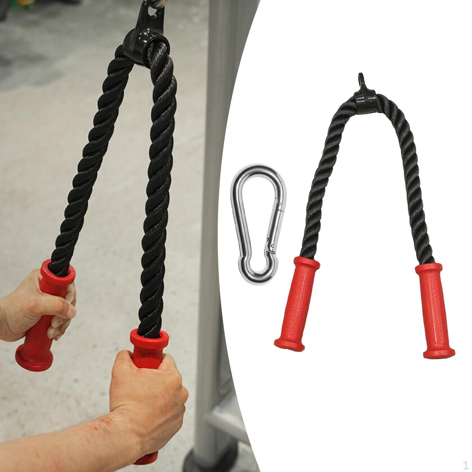Канат для трицепса, тросовая насадка, аксессуары для тренажера, фитнес-оборудование с карабином для 70cm