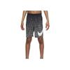 Nike Pantaloncini da Spiaggia Sportivi Casual con Stampa Integrale Logo Degradé Pantaloncini Bambino Nero FZ6495-010