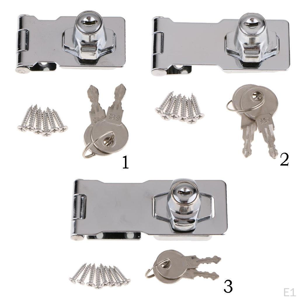 Door with Key Stainless Closet es er Latch