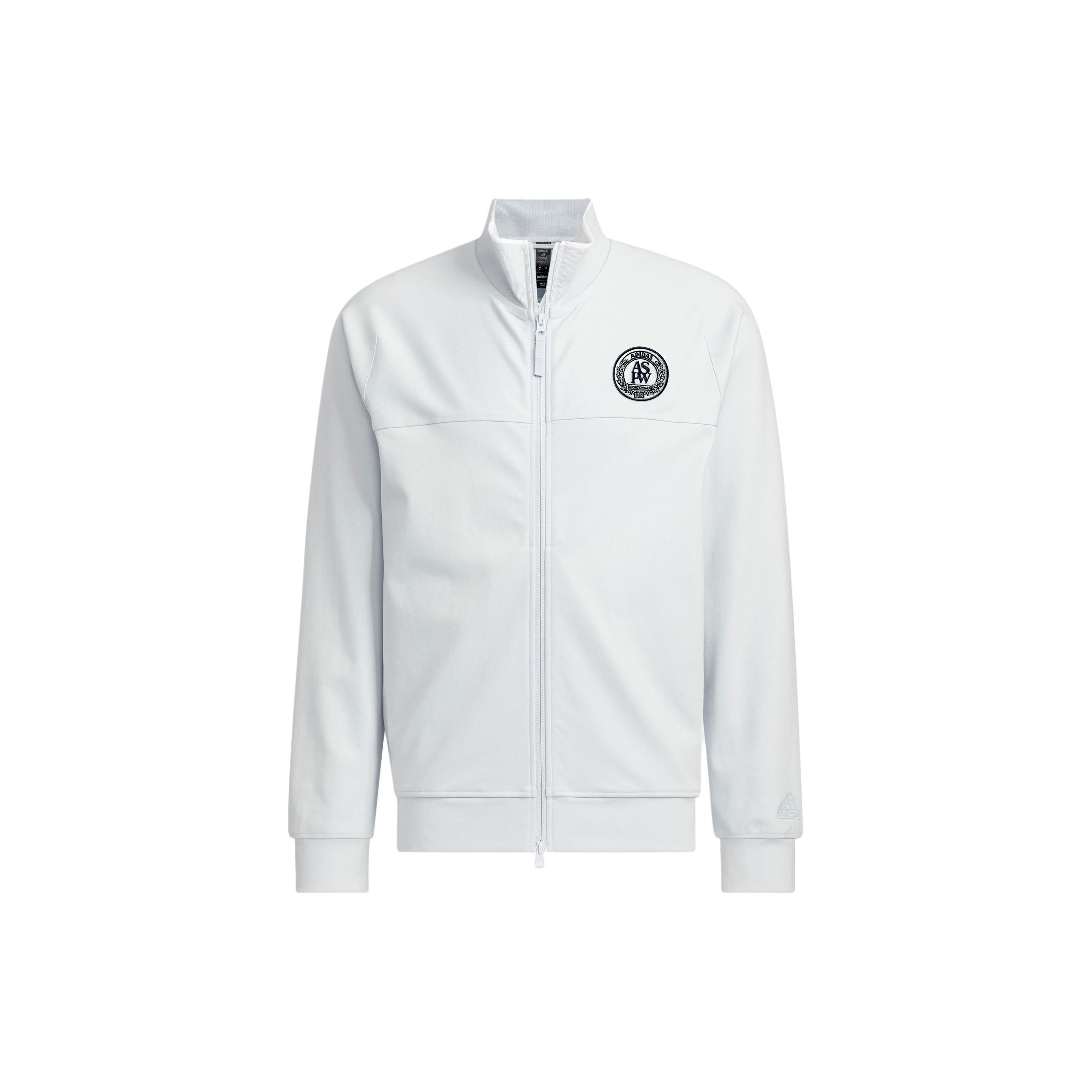 adidas Verbiage Knit Jacket Asia Sizing White Men s JE3635 XL