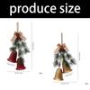 Christmas Bells Ornament Hanging Bells Christmas Tree Decorations Decorative Bells For Indoor Outdoor Decoration