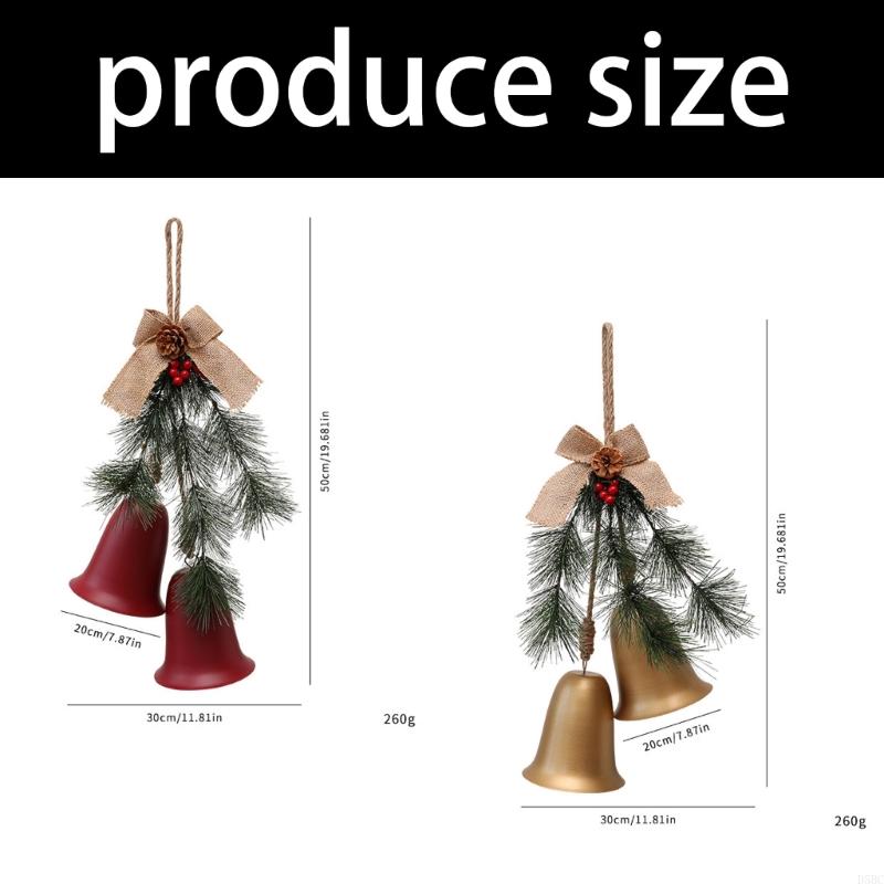 Christmas Bells Ornament Hanging Bells Christmas Tree Decorations Decorative Bells For Indoor Outdoor Decoration