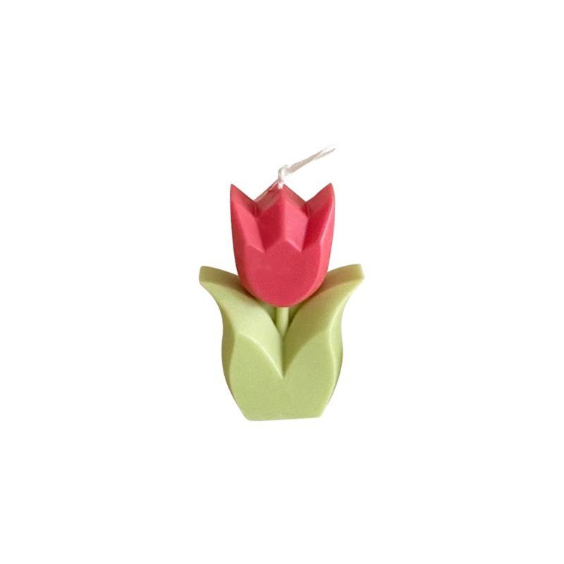Tulip Flower-Shaped Scented Candle - Teacher's Day Gift & Party Favor