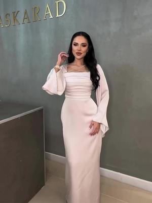 Autumn 2024 Slimming Rhinestone Long-Sleeve Satin Bandage Dress for Women