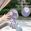 Rechargeable Octopus Mini Fan: Clip-on Stroller & Crib Safe Design