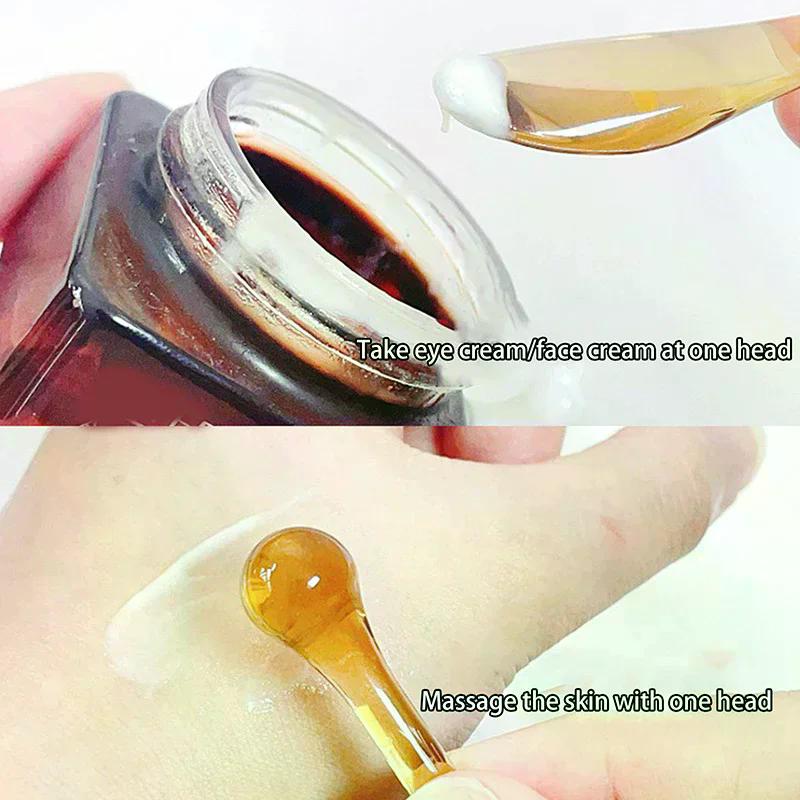 5/10 Adet Göz Kremi Aplikatörü Kaşık Rulo Şeffaf Masaj Çubuğu Kozmetik Spatulaları Kırışıklık Yüz Maskesi Cilt Bakımı Akrilik
