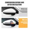 T322PCS Car Rearview Mirror Reflective Decals Waterproof Sticker Valve Cap For Volkswagen Golf 4 5 6 7 8 Passat Tiguan Bettle Jetta
