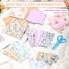 126/120 Pcs Charm Pack for Quilting 5x5 Inch Cotton Fabric Squares Printed Charm Squares Soft Quilting Fabric for Sewing DIY