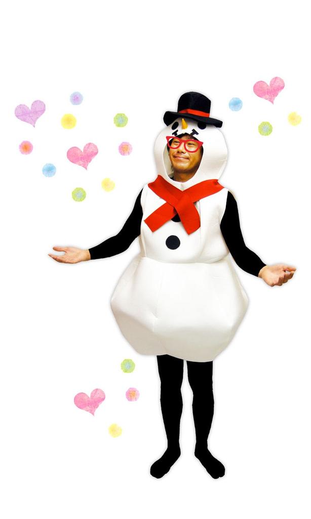 2761 Kigurumi Costume, Cosplay, Fancy Dress, Christmas Costume, Adult [Snowman]