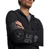 Under Armour Mens Rival Graphic Print Full Zip Hoodie