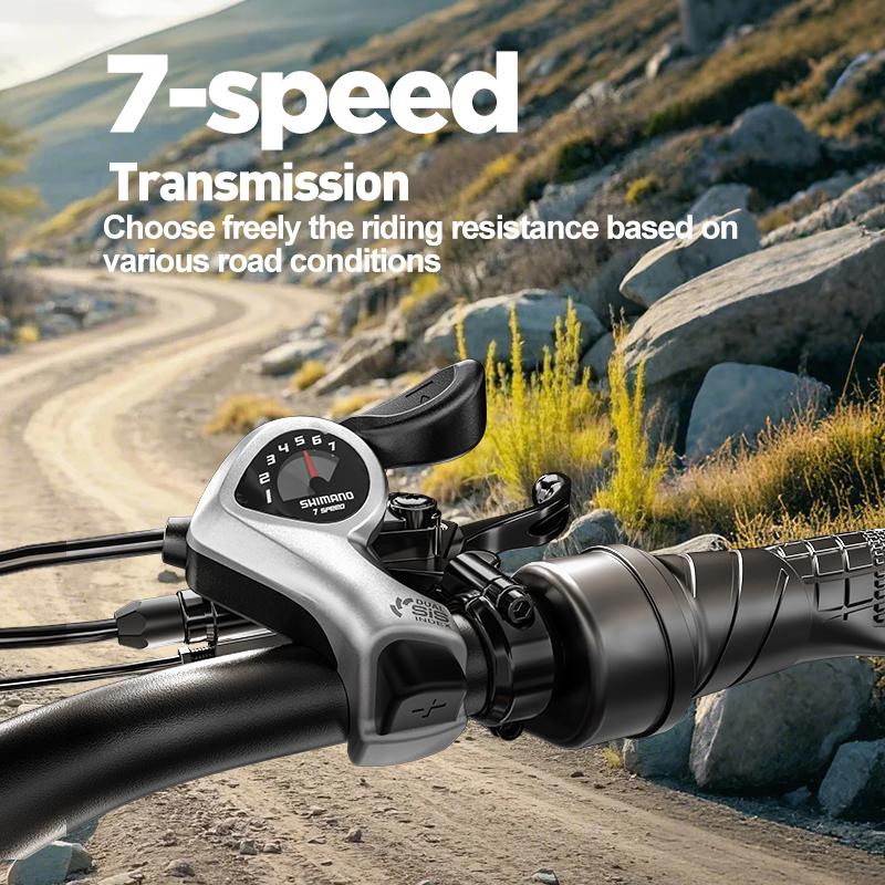 BURCHDA RX50 Elektrofahrrad mit zwei Motoren, 4000W, 48V 20Ah abnehmbarer Akku, 64 km/h Höchstgeschwindigkeit, Vollfederung, – für erwachsene Fahrer