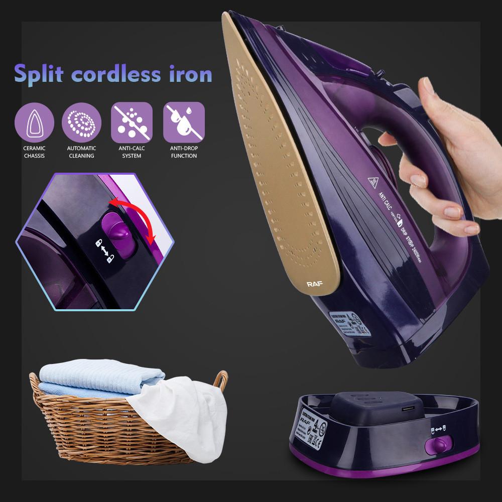 2400W Household Handheld Steam Iron Detachable Clothes Ironing Machine High Power Portable Electric Iron