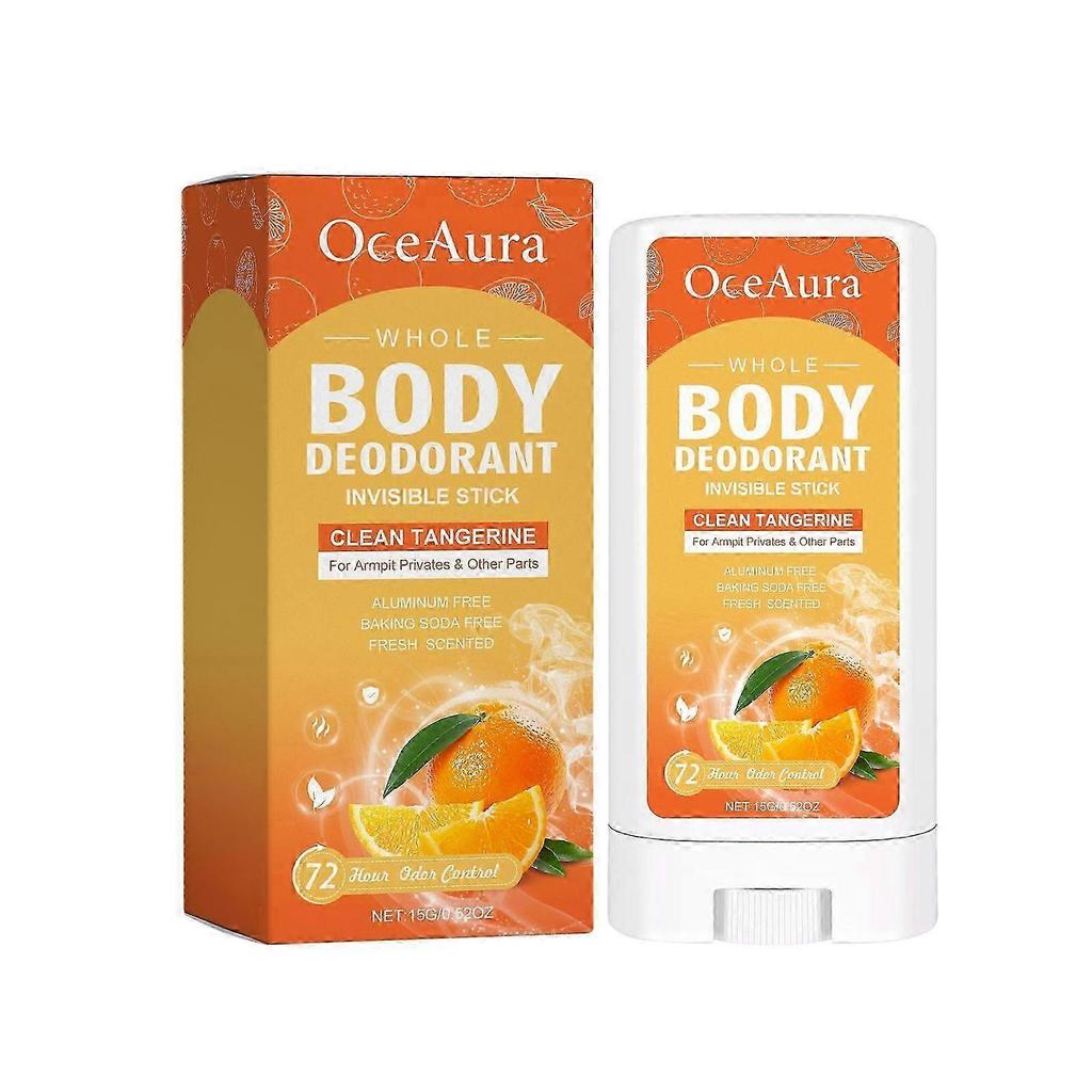 Whole Body Deodorant, Lighten Underarm And Foot Odor Refreshing And Light Fragrance Body Deodorizer Stick