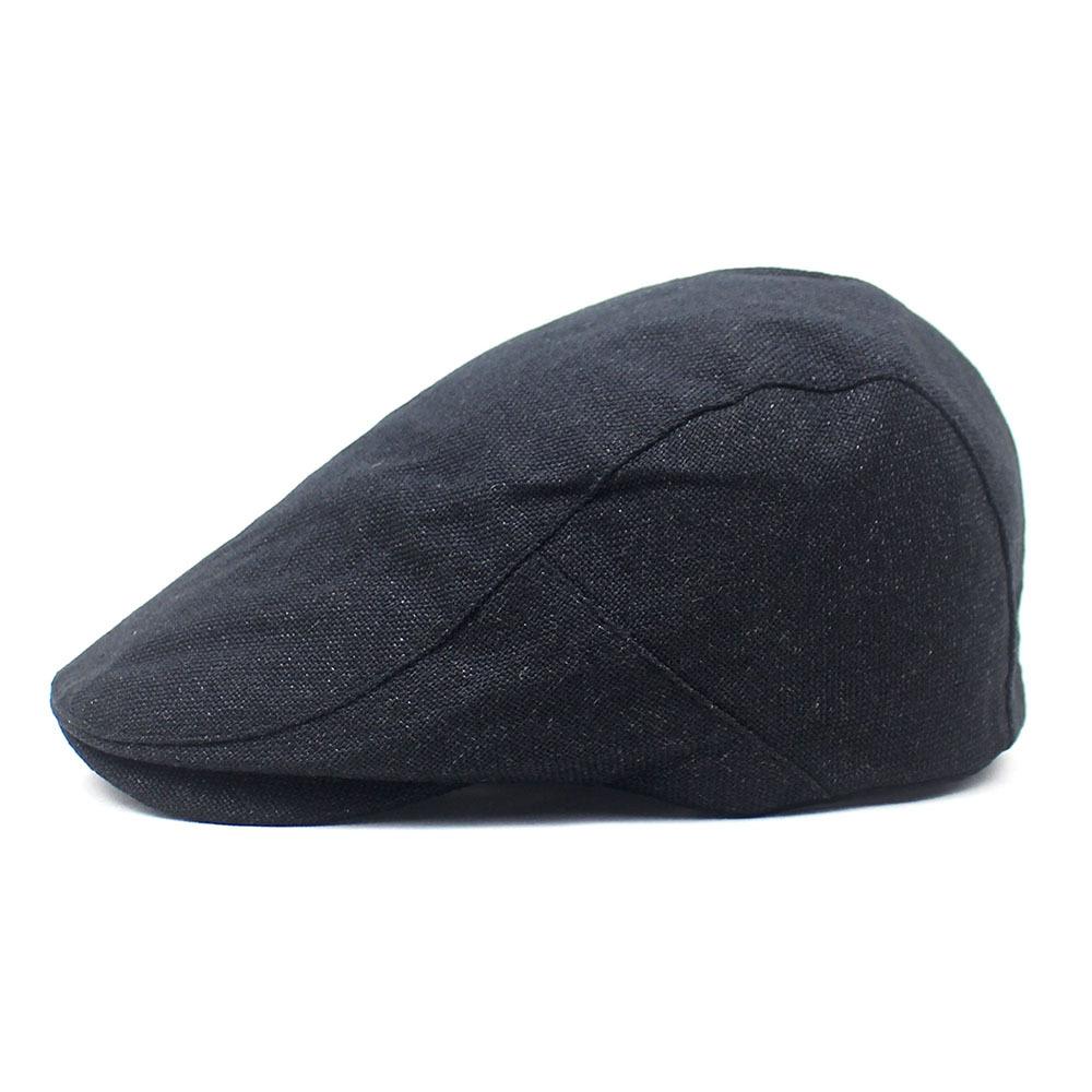 New men's hat cotton and linen beret old man's hat casual cap autumn and winter forward hat