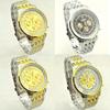 Men Business Quartz Watch With Stainless Steel Case And Rubber Strap For Formal And Casual Wear