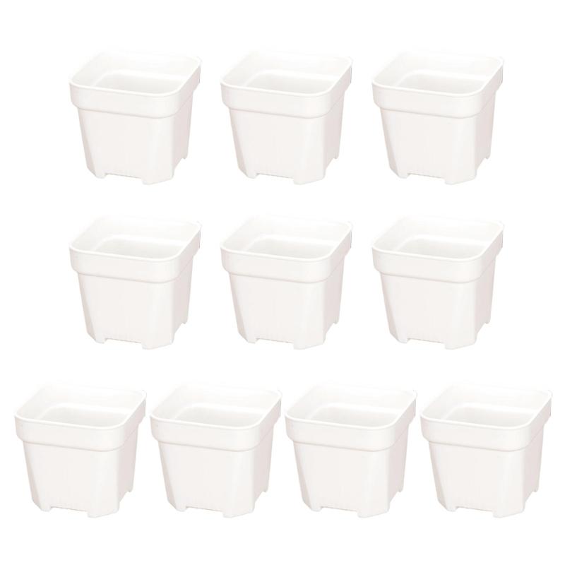 10PCS Lightweight Succulents Flowerpots For Small Plan Perfect For Home Office Desk Decoration Balcony Use