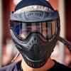 HK Army HSTL Goggle Paintball Airsoft Mask with Anti Fog Thermal Lens (Black/Clear Lens)