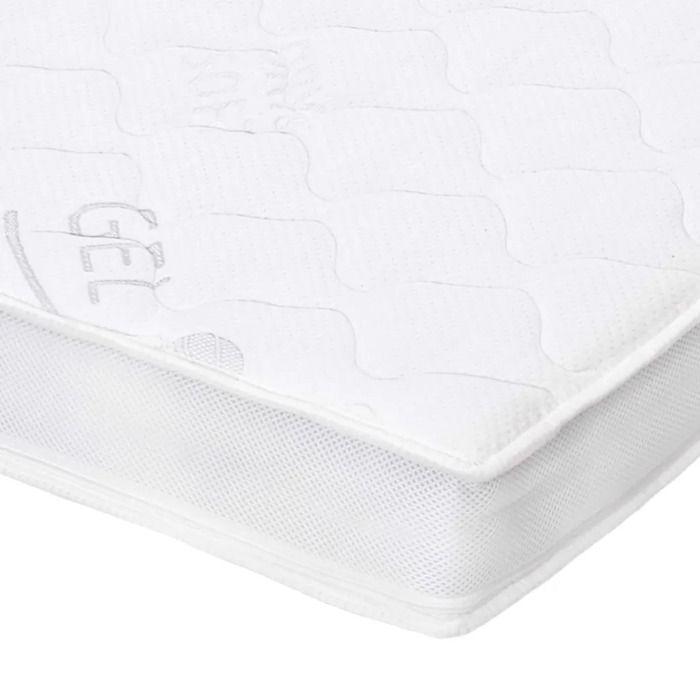 Sur-matelas en mousse de gel - vidaXL - 140x200 cm - Respirant - Soulagement de la pression - Facile à nettoyer