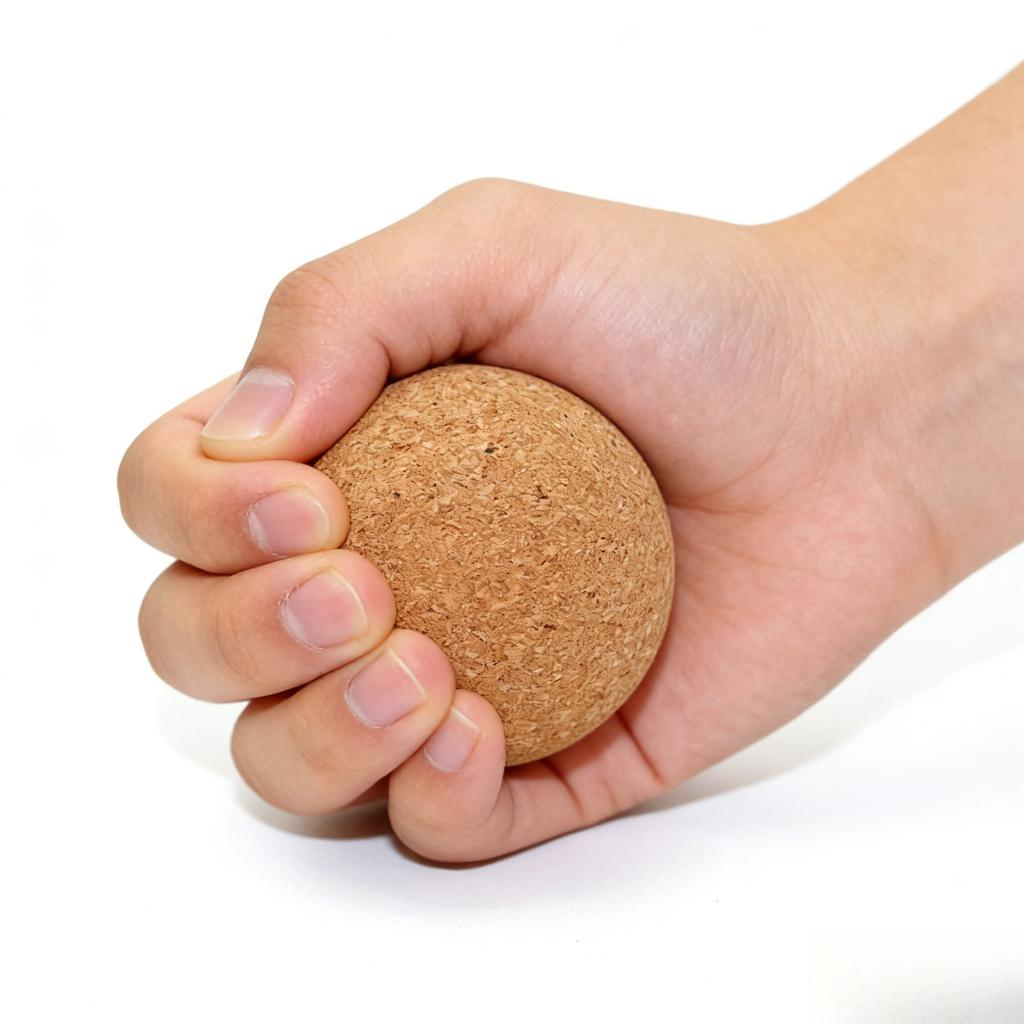 Fascia Release Cork Ball 2pcs: Yoga-Mobilitätshilfe zur myofaszialen Entspannung, Physiotherapieball für Rücken-, Nacken- und Fußmassage