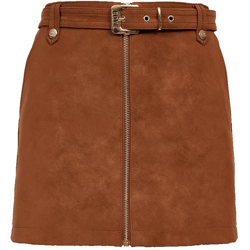 ONLY Women s A-Line PU Mini Skirt L