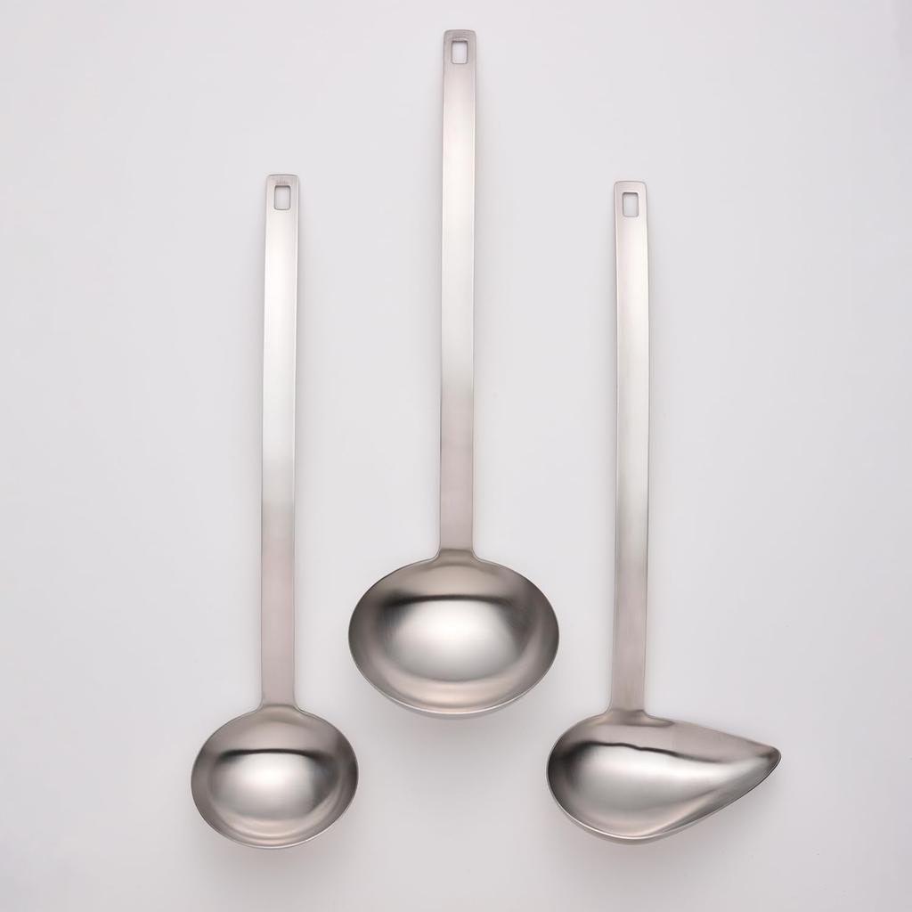 Wahei Freiz La Base Stainless Steel Horizontal Made in Yoko Arimoto Ladle, 50cc, Japan, Tsubame-Sanjo, Design, LB-112