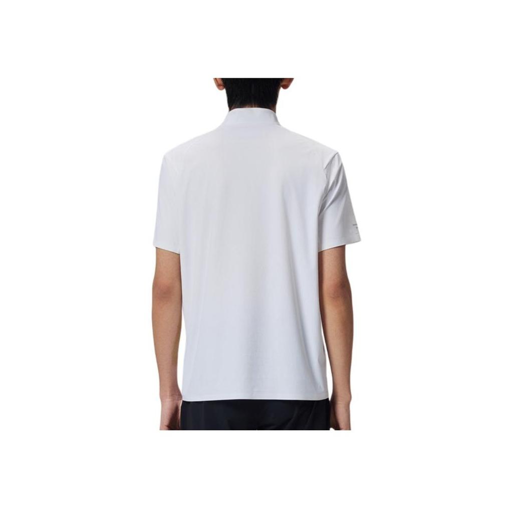 Saucony Soft Comfortable Skin-Friendly Short Sleeve T-Shirt Men Tops Pearl-White SA2259ST05T-WT002