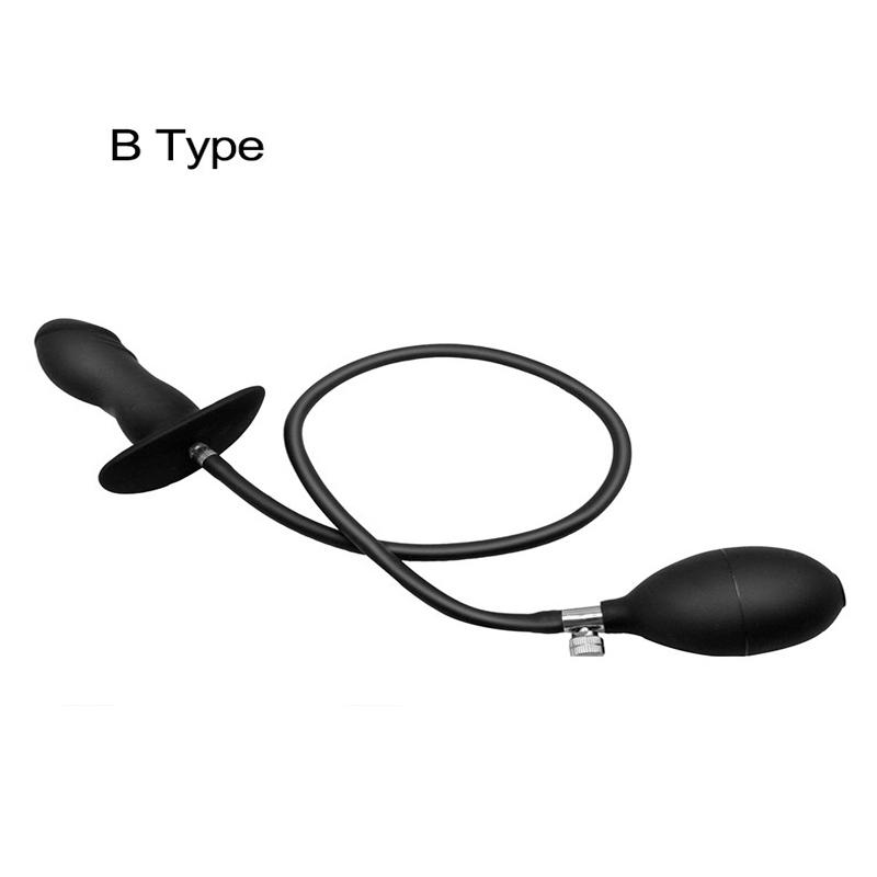 Nadmuchiwane Dildo Korek Analny Z Blokadą Penisa Zabawka Seksualna dla Produktu dla Dorosłych Narzędzie Męskie Dilator Rozszerzacz Pośladków Maszyna Backyard Erotyczny Sklep