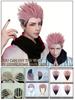 Synthetic Universal Anime Cosplay Wigs, Heat Resistant Wigs, Spiky Layered Short Straight Hair Wigs for Party Halloween Wig