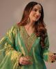 Bollywood Party Wear Salwar Kameez Indian Designer Soft Twill Net Silk Salwar Suit Palazzo Set