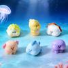 Mini Resin Ocean Animals Figurine Tiny Marine Creatures Ornaments for Garden Micro Landscape DIY Fish Tank Aquarium Planter Pot Dollhouse Decor