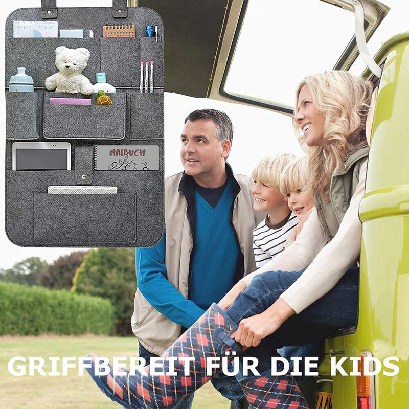 Car Back Seat Organiser Multi Pocket Interior Storage Bag Backseat Protector