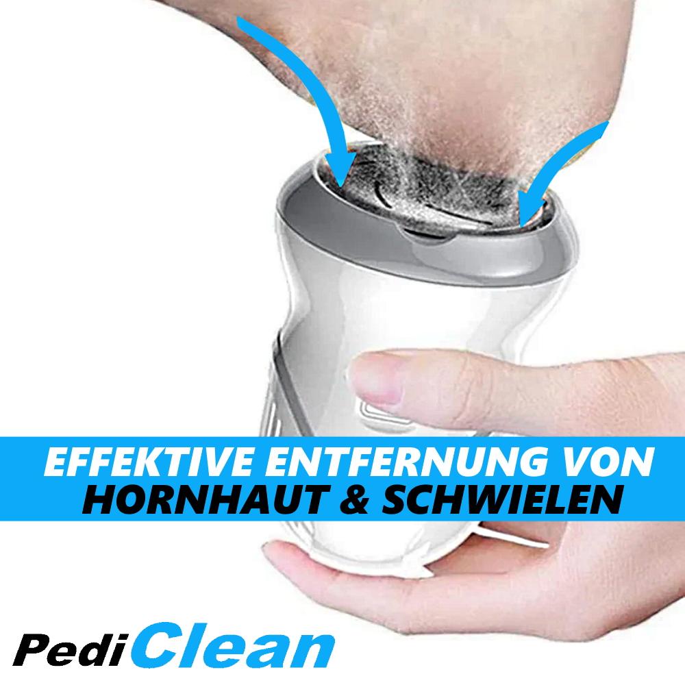 PediClean Electric Callus Remover Callus Rasp Rechargeable White