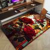 1pc. Stained Glass Rose Pattern Rug for Home Decor, Office Carpet, Chair Cover, Outdoor Mat, Gift Idea