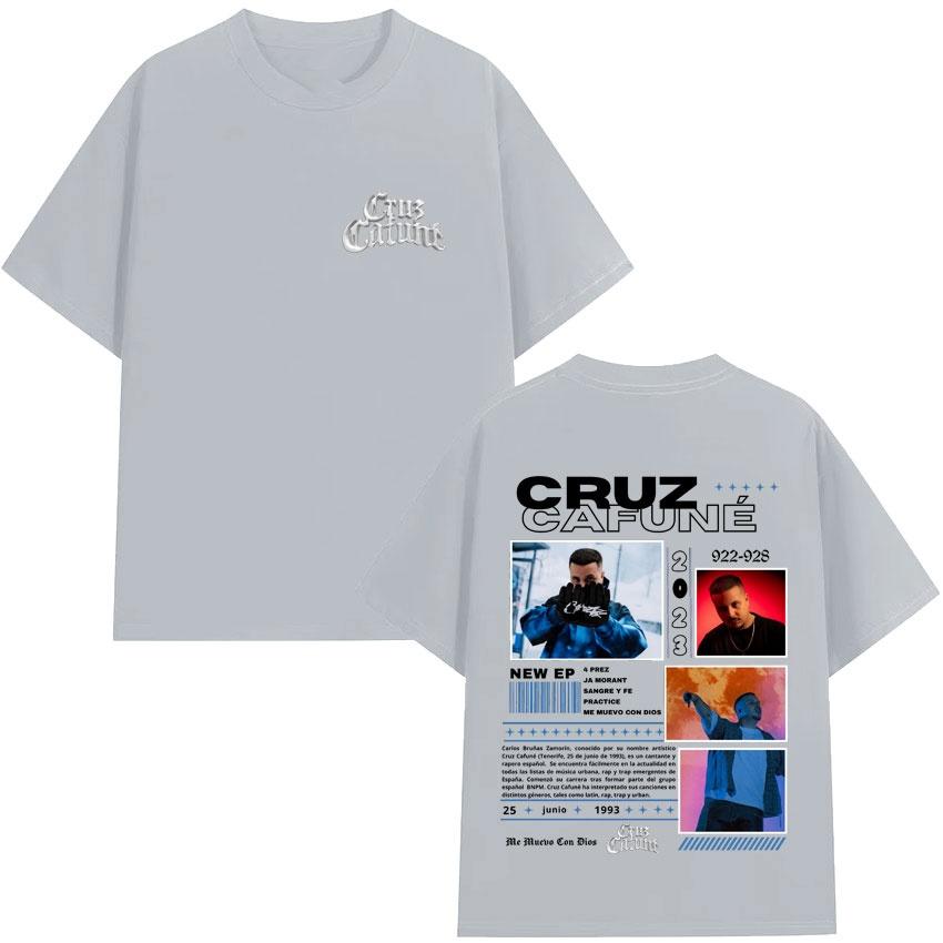 Fashion Summer Mens Womens Tshirt Hip Hop Cruzzi Short Sleeve Cruz Cafun É 2026 World Tour Street Wear Y2K Tshirt