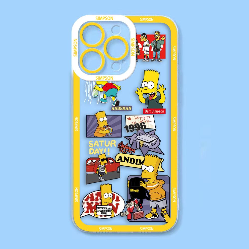

Чехол для телефона Donut S-Simpson H-Homer Мультяшный Ангельские Глаза Прозрачный Мягкий для iPhone Apple 15 14 12 13 11 16 8 7 SE Plus XR XS Max iPhone 12 Pro