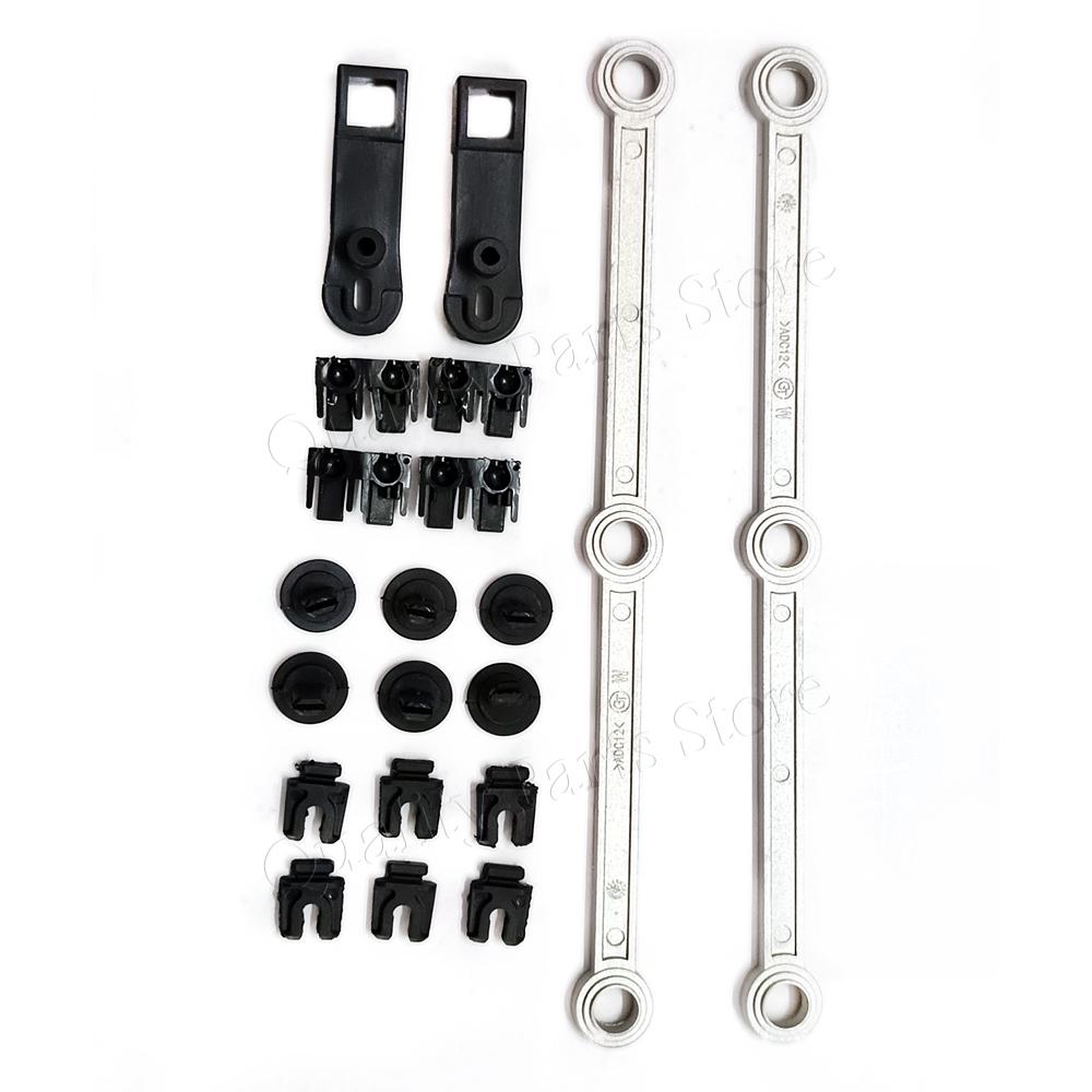 Nuovo Collettore di Aspirazione in Alluminio Flap di Turbolenza Bielle di Collegamento Kit di Riparazione Auto Per Mercedes Benz OM642 6420903237 6420907737