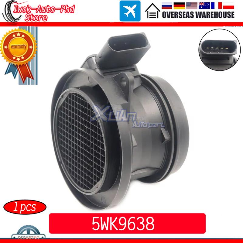 5WK9638 NEW MAF MASS AIR FLOW METER SENSOR For Mercedes Benz W204 W211 W212 C230 W203 S203 S203 S204 C180 C200 A2710940248