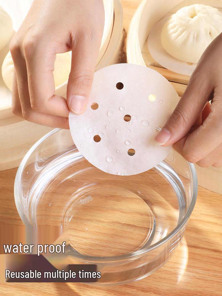 Disposable Non-Stick Steamer Mat for Baozi and Buns